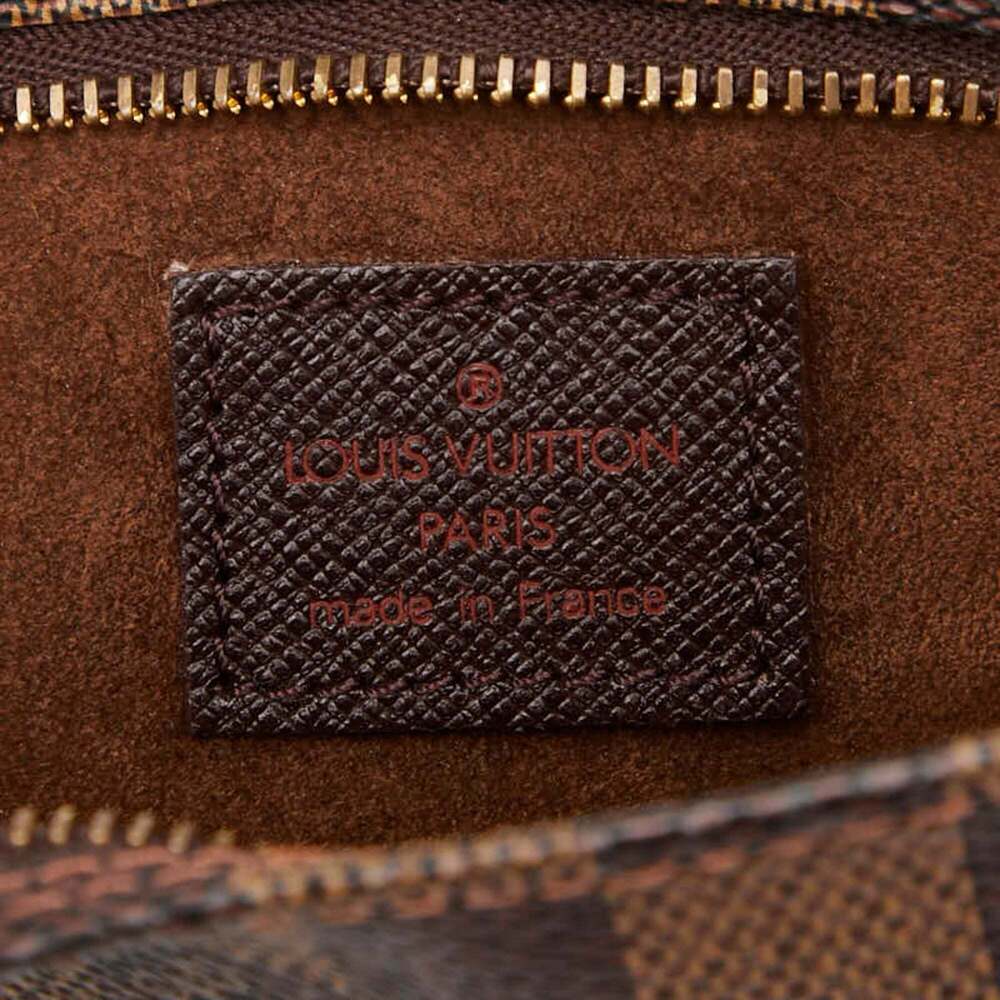 LOUIS VUITTON Authentic Brown Damier Leather Shoulder Bag - Picture 9 of 10